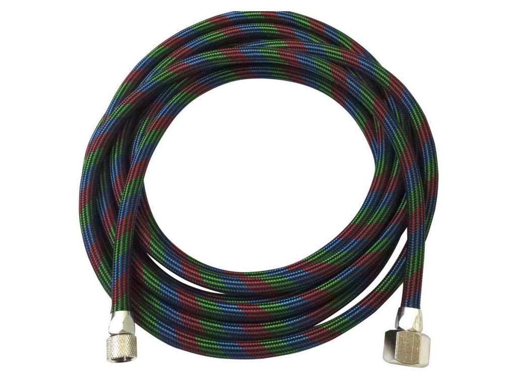 BT010IW Оплетённый шланг для аэрографа 3 м, диаметр 4.5 мм, 1/4 - 1/8 дюйма (HPA-BH32) (BT 010)