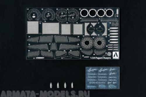 05807 Pagani Huayra Common Detail-Up Parts Aoshima