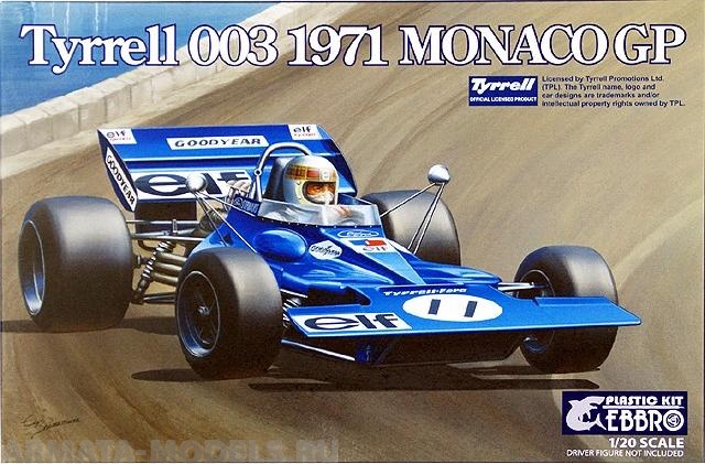 20007EBB Tyrrell 003 Monaco GP 1971 EBBRO
