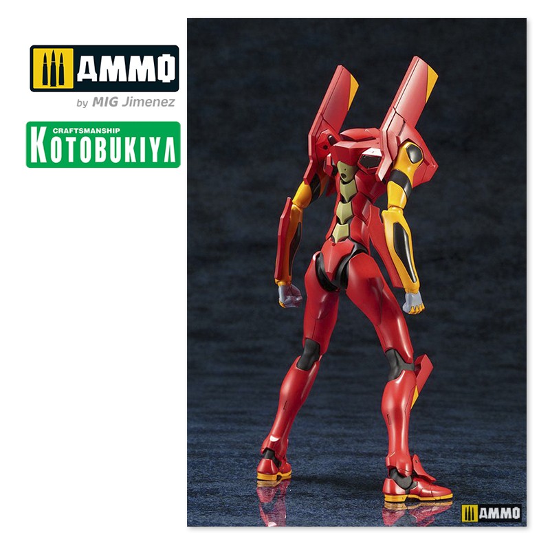 KTOKP437R Сборная модель Neon Genesis Evangelion Plastic Model Kit Eva Type-02 TV Ver. KOTOBUKIYA