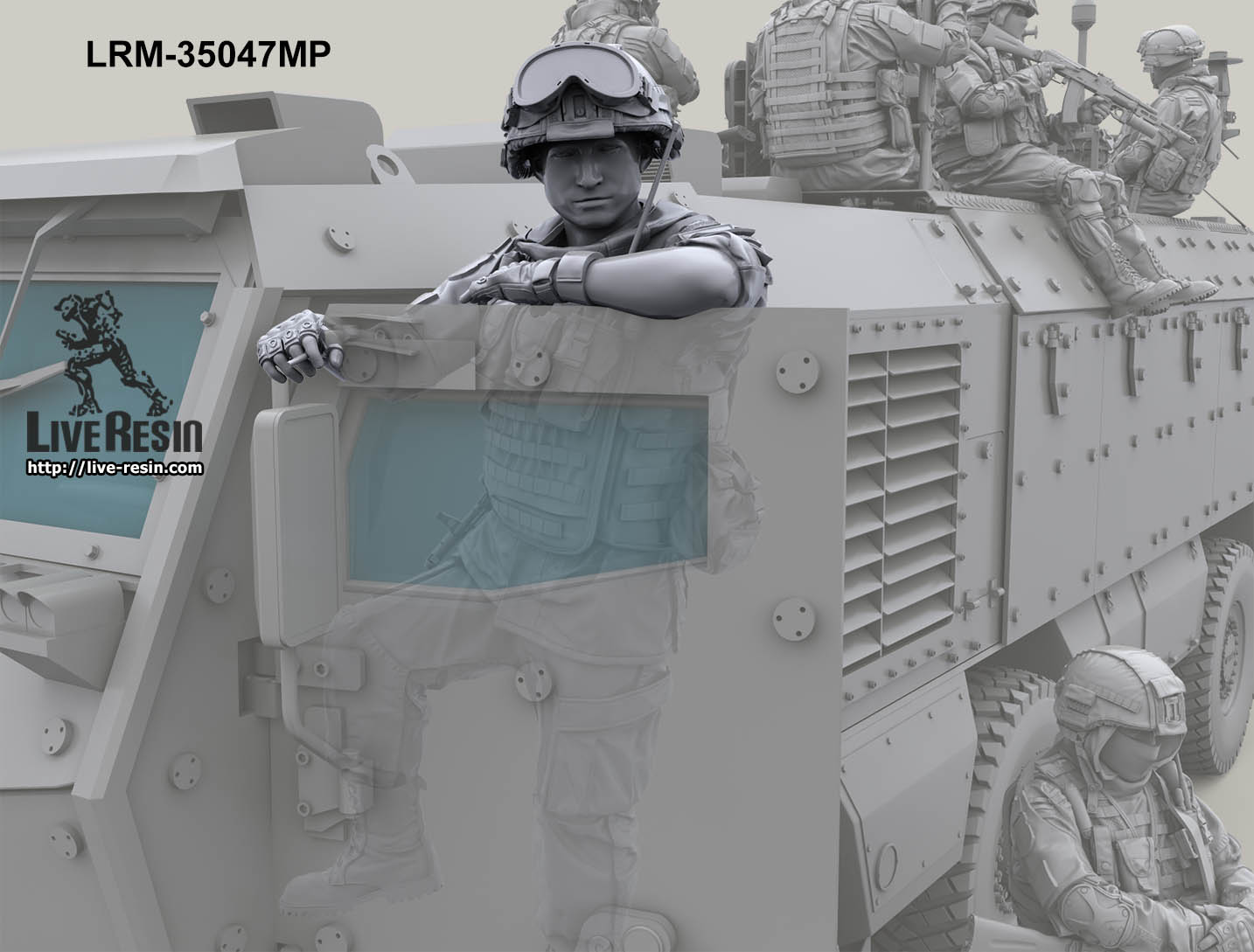 LRM35047MP Боец военной полиции РФ. Водитель Live Resin