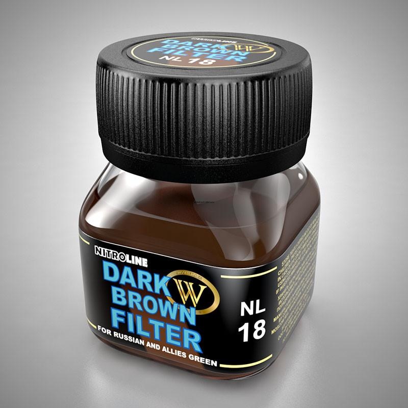 NL-18 Жидкий фильтр тёмно-коричневый