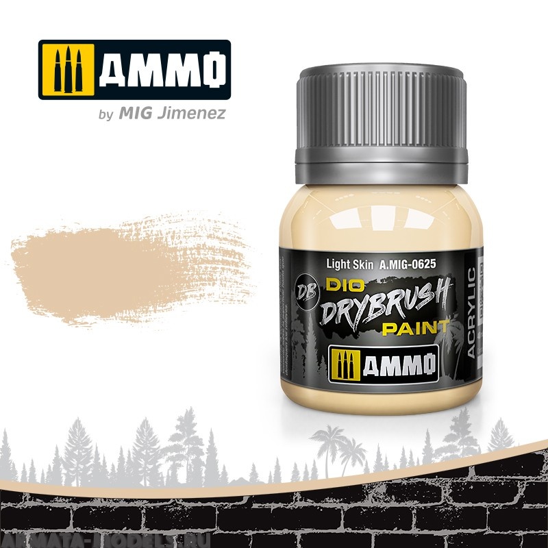 AMIG0625 Ammo Mig Краска акриловая DRYBRUSH  Light Skin