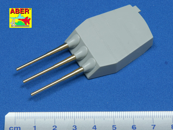 ABR-1:350-L-06  Дополнения для  Set of 9pcs 406 mm short barrels for US ships : North Carolina, Washington для  1/350