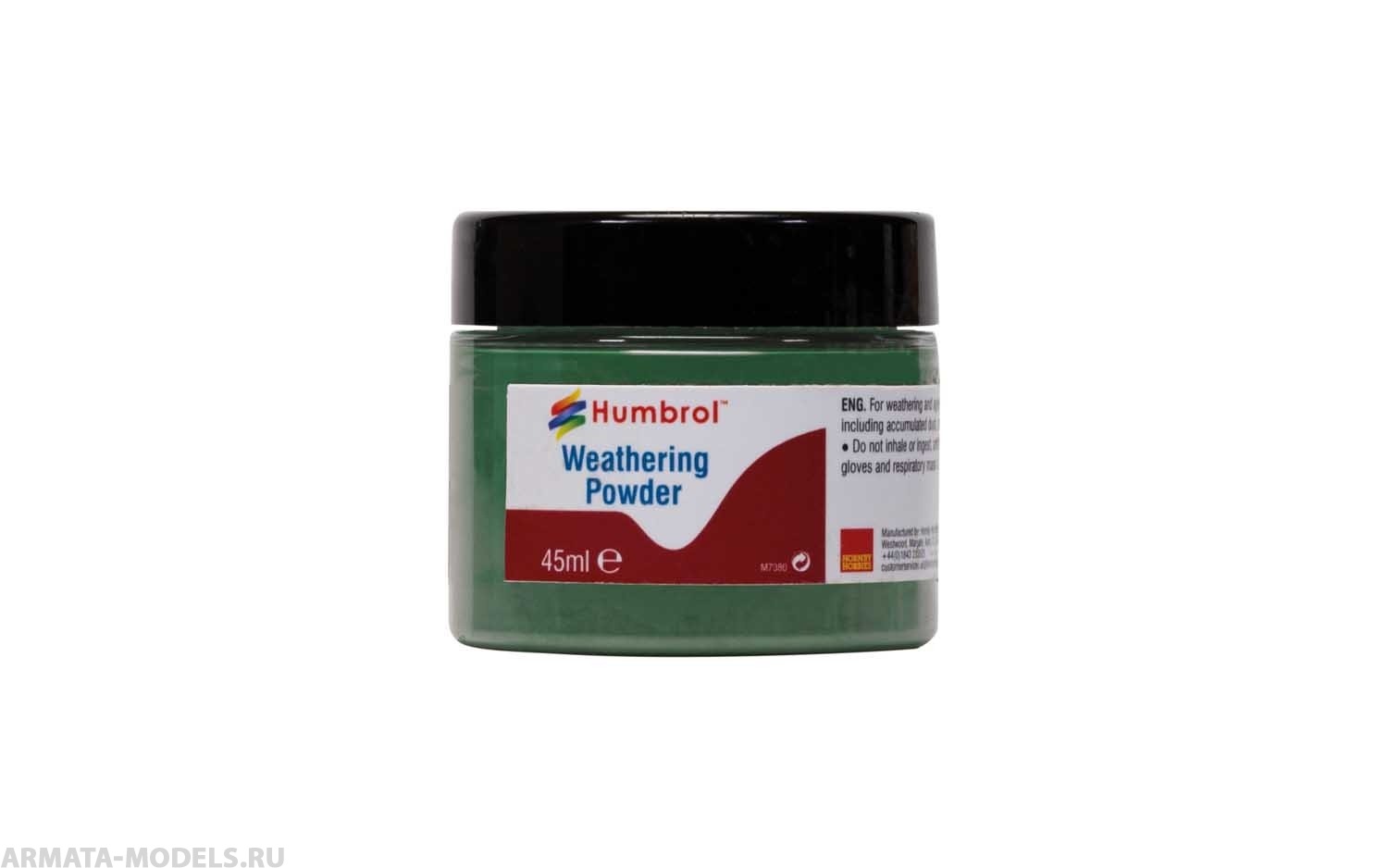 AV0015 Пигмент сухой зеленый Weathering Powder Chrome Oxide Green -45ml
