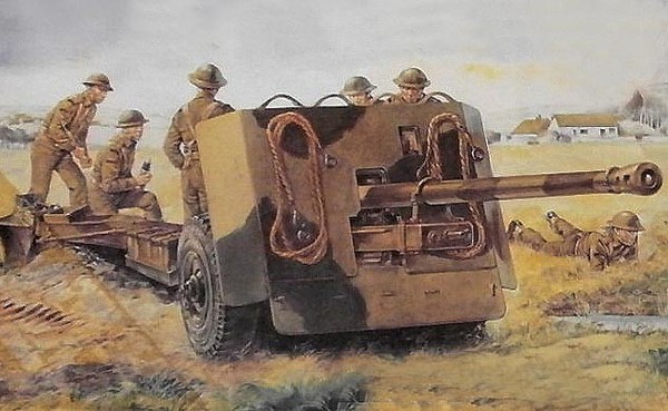 A06361 Сборная модель артиллерийской пушки 17 Pdr Anti-Tank Gun 1:32 Airfix