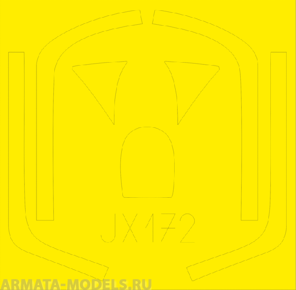JX172ED   Окрасочная маска T-33  (for SH kit) 1/32