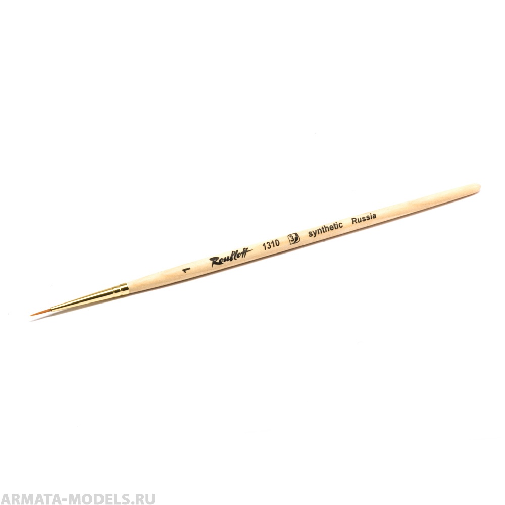 ЖС1-01,00Ж Кисть Roubloff рыжая жесткая синтетика круглая укороченная 1 серии 1310