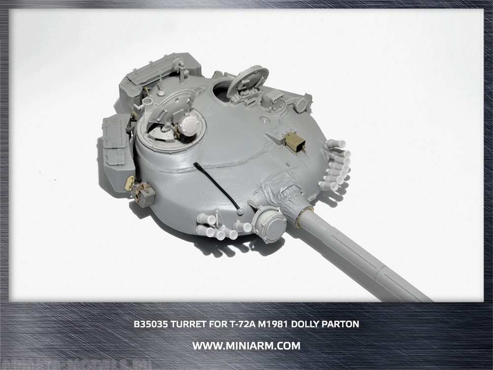 35035 T-72A(М1)1982г. Башня Dolly Parton включает фототравление  для моделей Тамия, Трумпетер, Менг