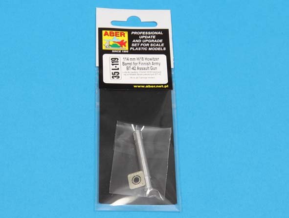 ABR-35-L-119  Дополнения для  114mm H/18 Howitzer barrel for Finnish Army BT-42 Assault Gun для Tamiya 1/35