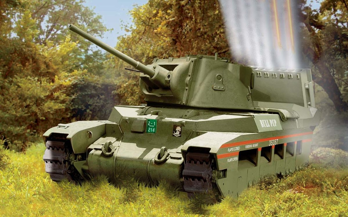 A02335V Сборная модель танка Matilda Hedgehog Airfix