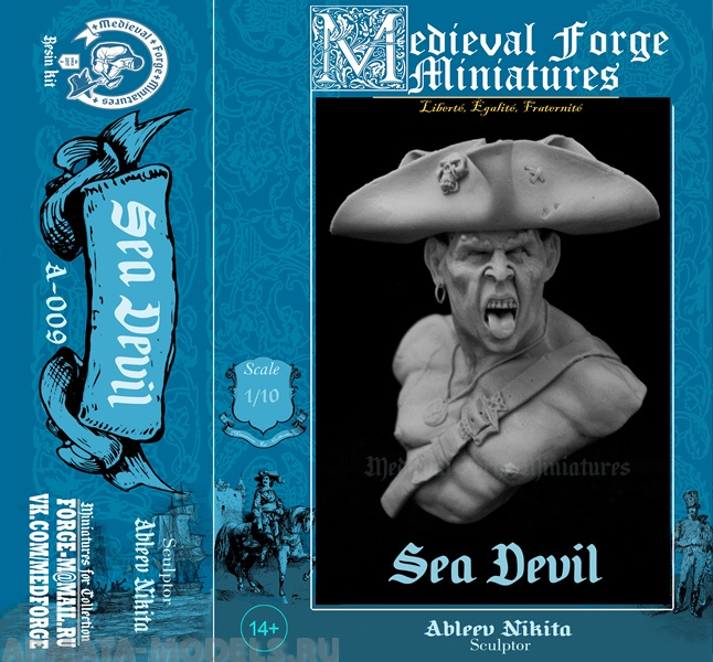 A-009 Бюст Sea Devil