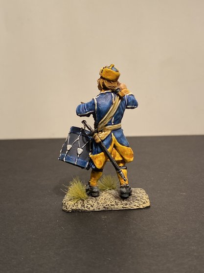 5269ТБ ВИМ, шведский  барабанщик гренадерских рот (Лейб-гвардия), Северная  война, 1/35 Три Богатыря