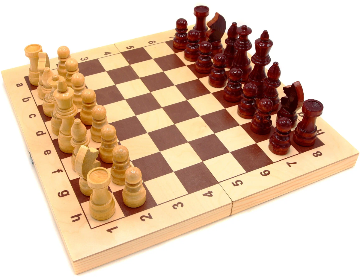 Ш-3FI Фабрика Игр: Шахматы гроссмейстерские в доске (430*410*28)