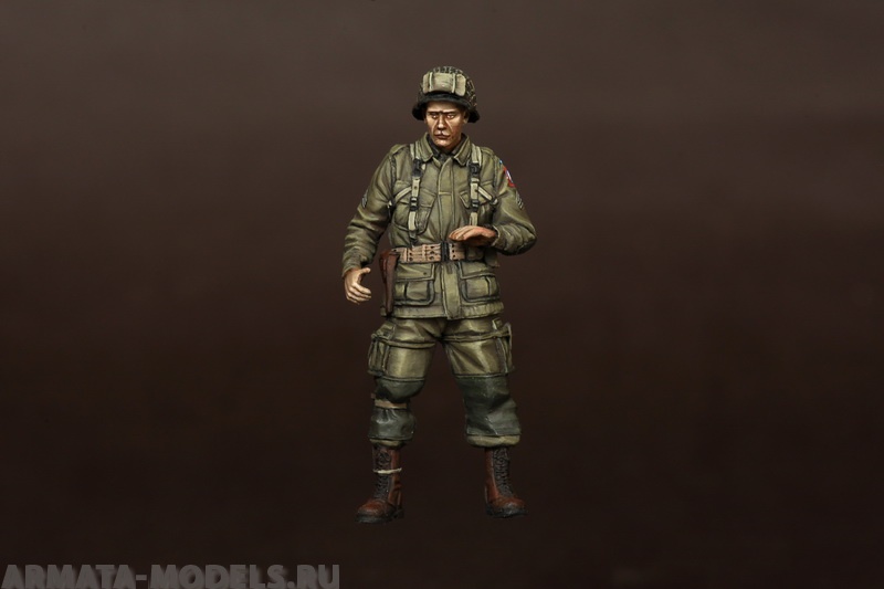 35118SOGA U.S. Army Airborne machine gunner 30 caliber for jeep. Normandy, 1944. SOGA Miniatures