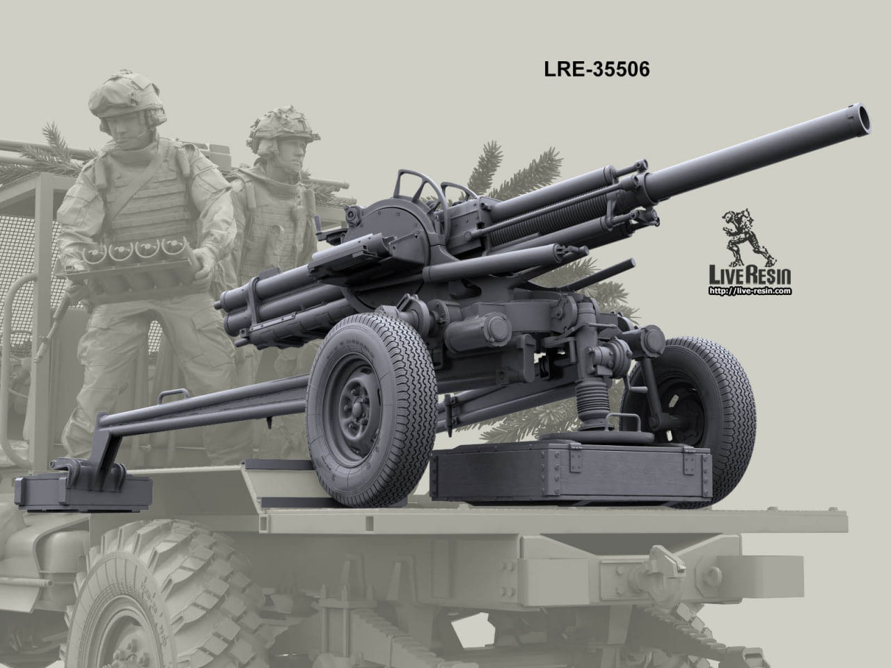 LRE35506 Установка автоматического миномета "Василек" в кузов грузовика (Не для свободной продажи) Live Resin