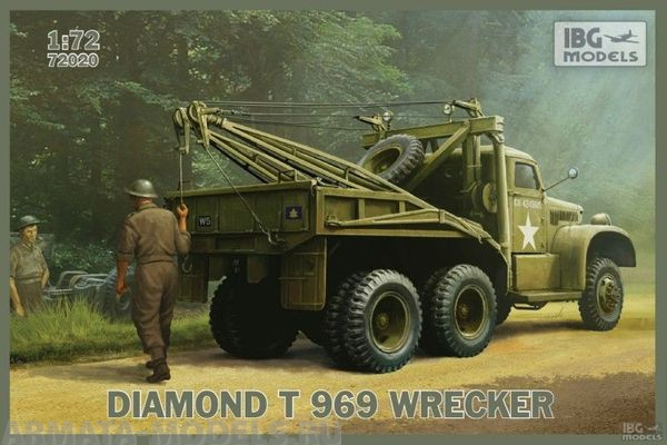 IBG72020 Грузовик Diamond T 969 Wrecker (IBG models) 1/72 IBG models
