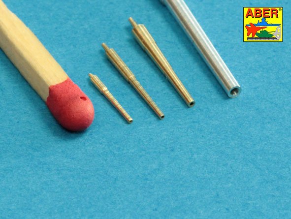 ABR-1:350-L-74  Дополнения для  Barrels set for German WWI Battleships: K?nig; Grosser Kurf?rst; Markgraf; Kronprinz 305mm x 10, 150mm x 14, 88mm x 10 для  1/350