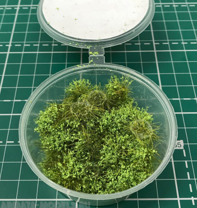 3089-1 Придорожный кустарник, светло-зеленый, 8 мм, 30 шт.