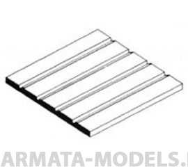 EVG4524 Кровля, шаг 12,7 мм, лист 15х30 см