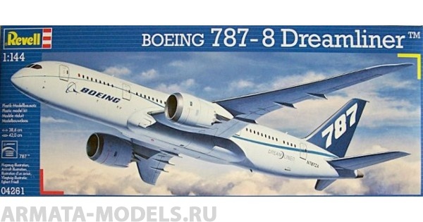 04261 Cамолет Пассажирский Boeing 787 Dreamliner Revell