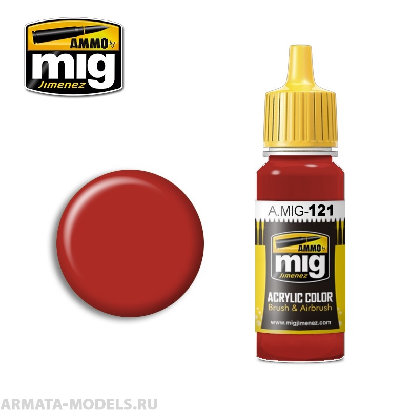 AMIG0121 Ammo Mig Акриловая краска BLOOD RED 17 мл