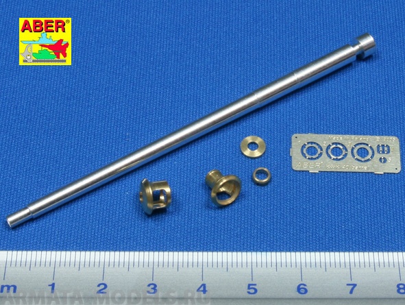 ABR-35-L-48  Дополнения для  Germ.75mm barrel for KwK40L/48 with late model muzzle brake for Pz.Kpfw.VI, Ausf.J late-Ausf.J final для Tamiya 1/35