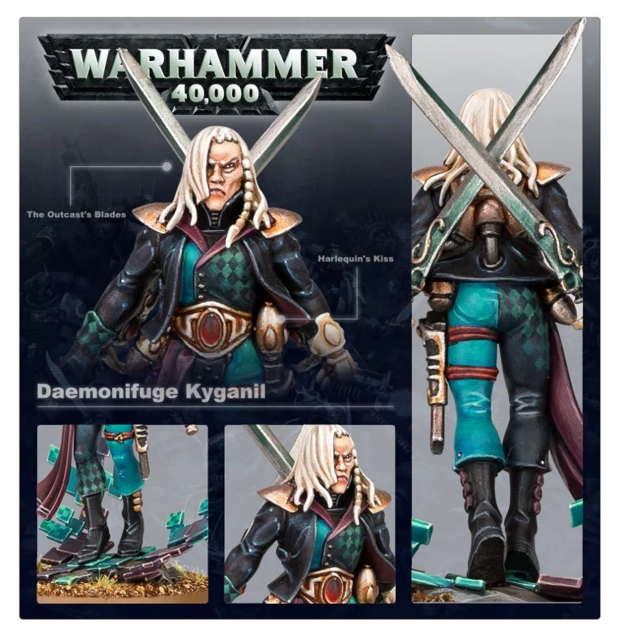 40-50GW Набор Противодемон. Эфраэль Штерн и Киганил (Daemonifuge - Ephrael Stern & Kyganil)