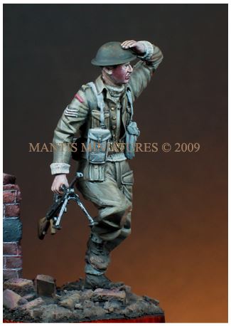 35004ALP British Infantryman - NW Europe 1944-45 Mantis Miniatures