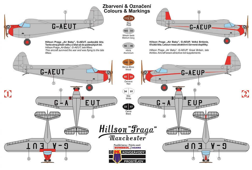 KPM0094 Hillson E-114B Air Baby KP Models