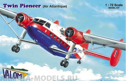 72137 Самолет Scottish Aviation Twin Pioneer (Air Atlantique) Valom