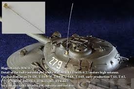 MM3570 Антенный ввод и 4-х (2-х) метровая антенна для БТТ, оснащенной радиостанциями Р-113. Для установки на модели Советских танков и БТР 1950-60 годов. Magic Models