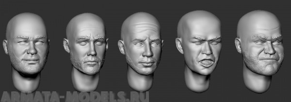 ARM356093 Головы (без волос) №20 ARMOR35