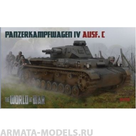 WaW010 Танк Pz.Kpfw. IV Ausf. C - (ENG/GER)  журнал+модель IBG models