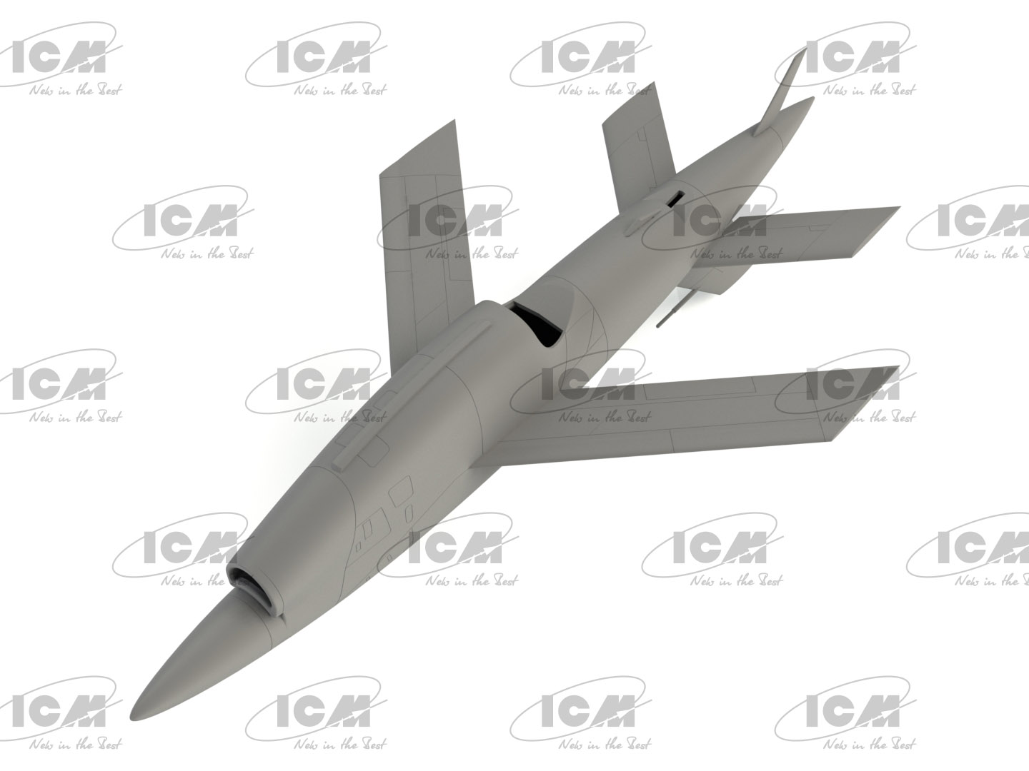 48403 BQM-34А (Q-2C) Firebee, Американский беспилотный самолет ICM