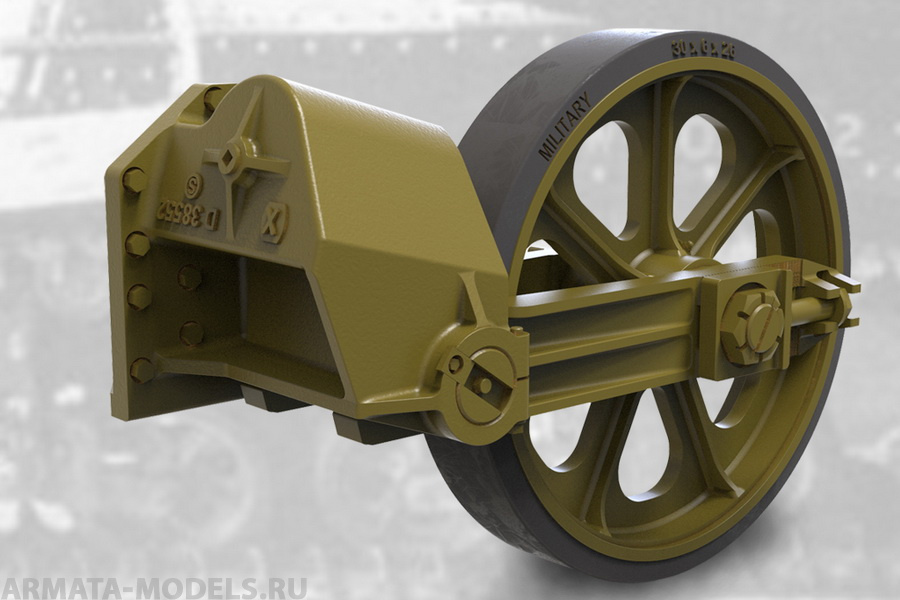 35009FURY Набор ленивцев, поздний тип, для US light tank M3 (late)/M3A1/M3A3 Idler set