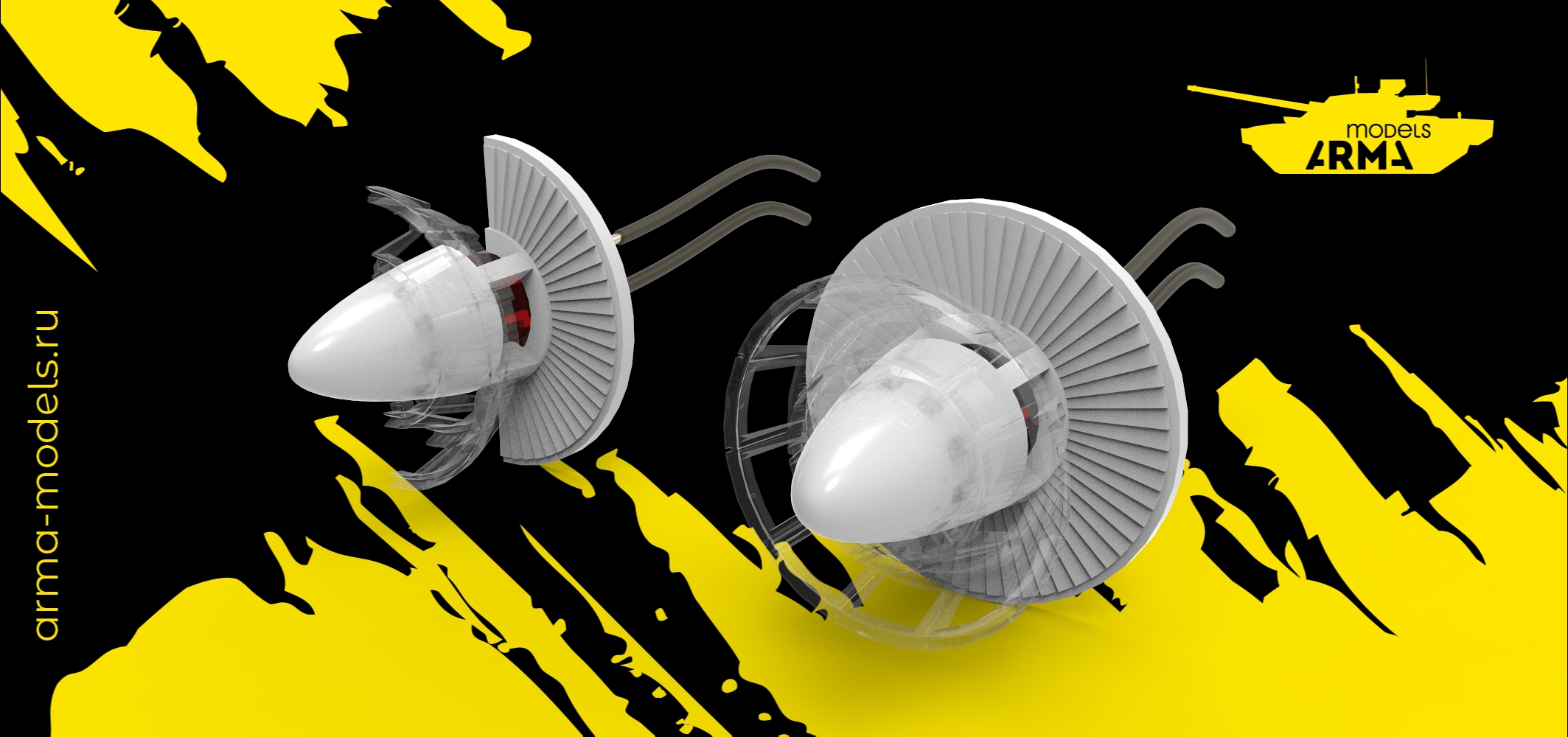 AM4907 Подсветка сопел АЛ-31Ф, 1/48 