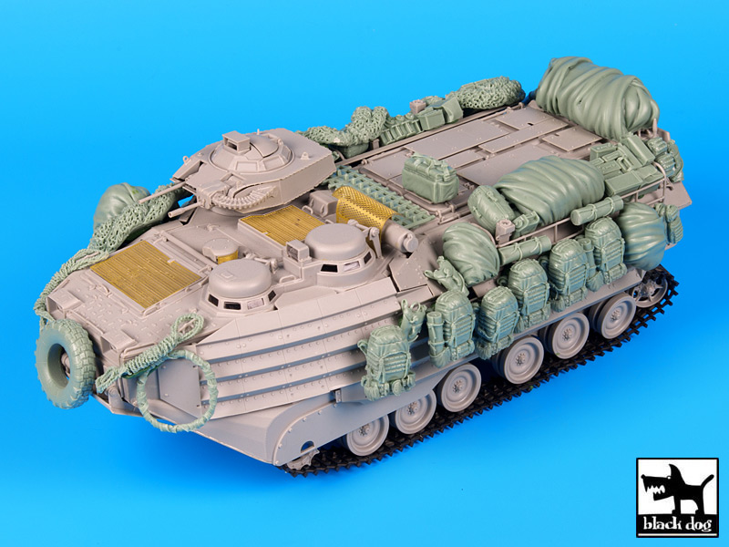 T35119 Конверсионный набор AAVP-7A1 accessories set for Hobby Boss (Black dog)
