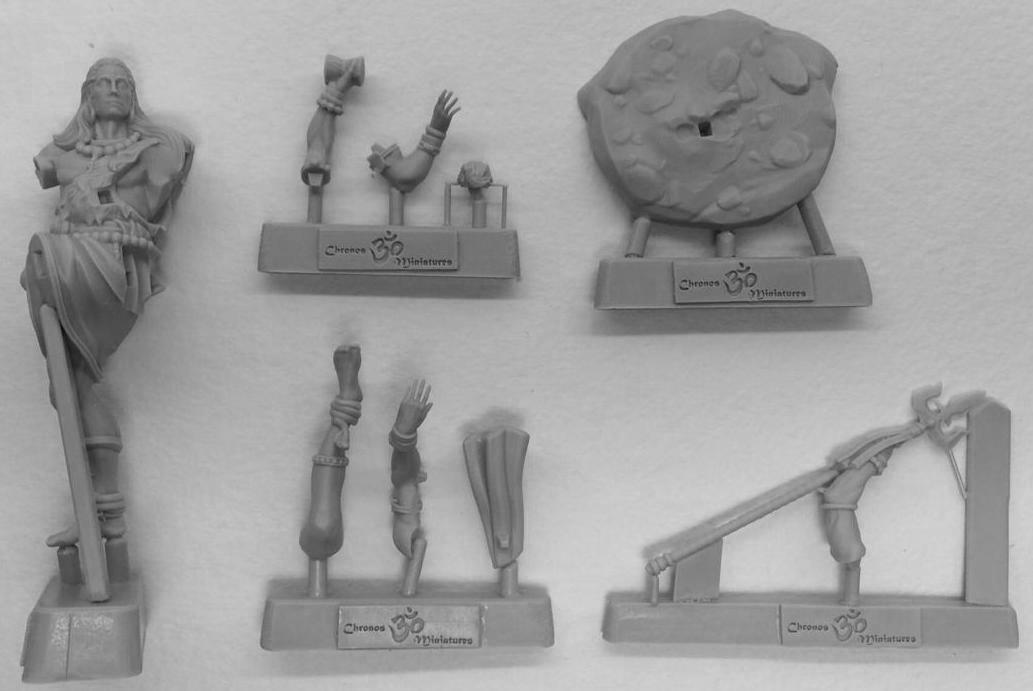 CHM-75023. Индийский бог Шива. 75 мм. Материал - смола. Chronos Miniatures