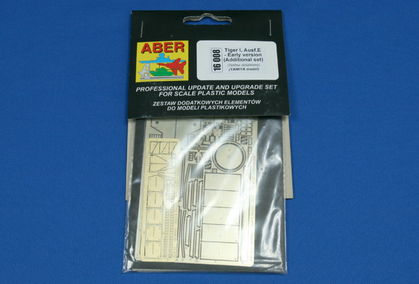 ABR-16-008  Дополнения для  Tiger I, Ausf.E – Early version – (Additional set) для Tamiya 1/16