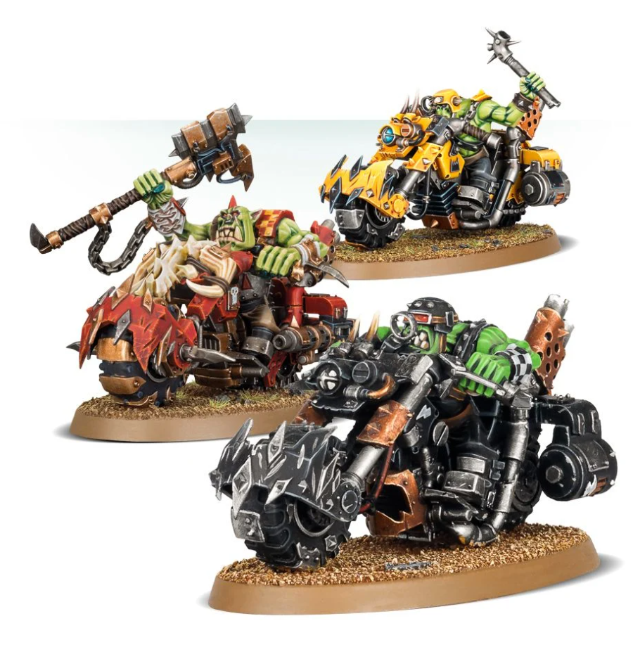 50-07GW Набор Орки: Банда Боевых Байкеров (Ork Warbiker Mob)