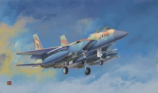 L4816 Сборная модель F-15 B/D Israeli Air Force Great Wall
