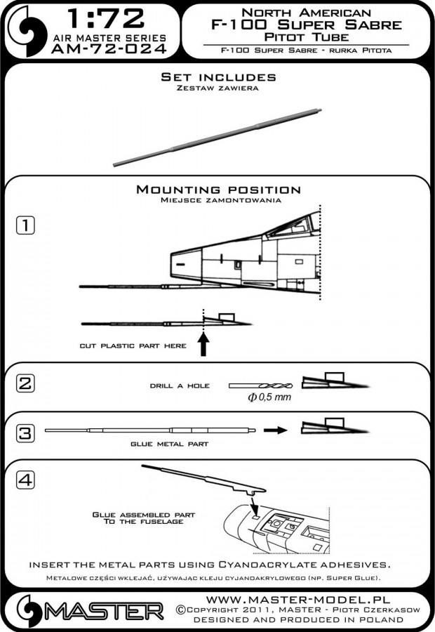 AM-72-024 ПВД для самолета F-100 Super Sabre