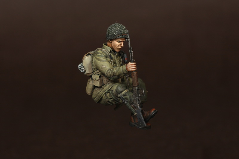 35120SOGA U.S. Army Airborne BAR Gunner for jeep. Normandy, 1944. SOGA Miniatures
