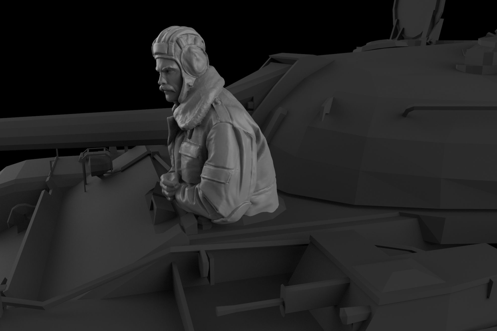 AM3710 Фигура танкиста №1 Arma Models