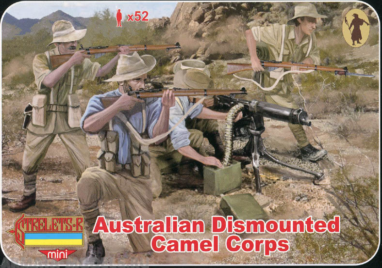 72M131ST Фигуры Australian Dismounted Camel Corps 1/72 Strelets, 1/72 Strelets