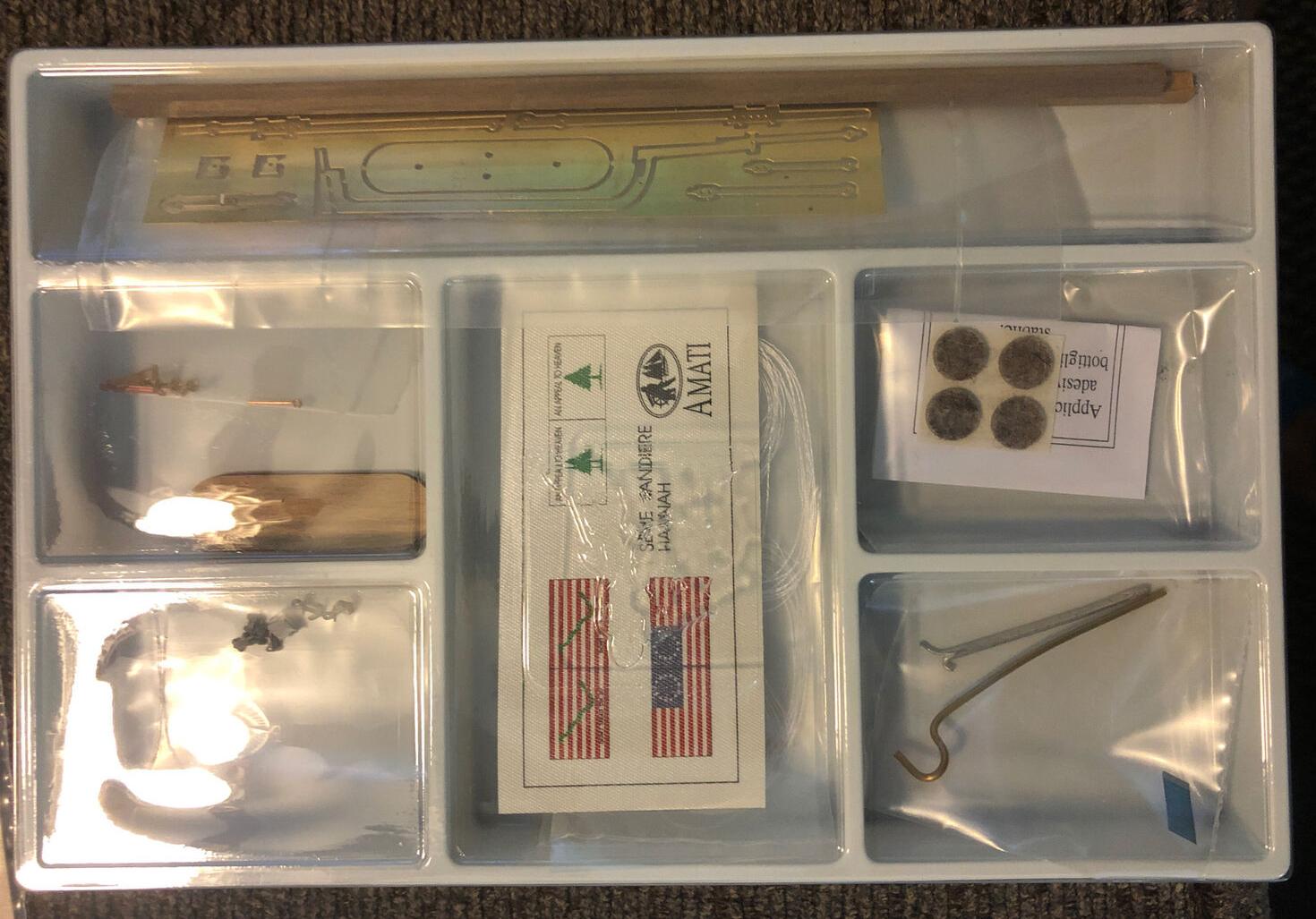 AMATI1355 Сборная модель Hannah корабль в бутылке AMATI