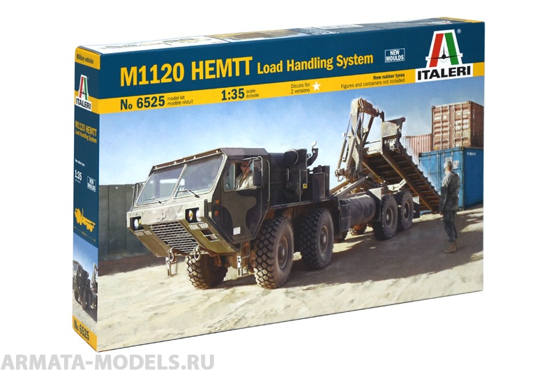 6525ИТ ГРУЗОВИК M1120HEMTT Load Handling System Italeri