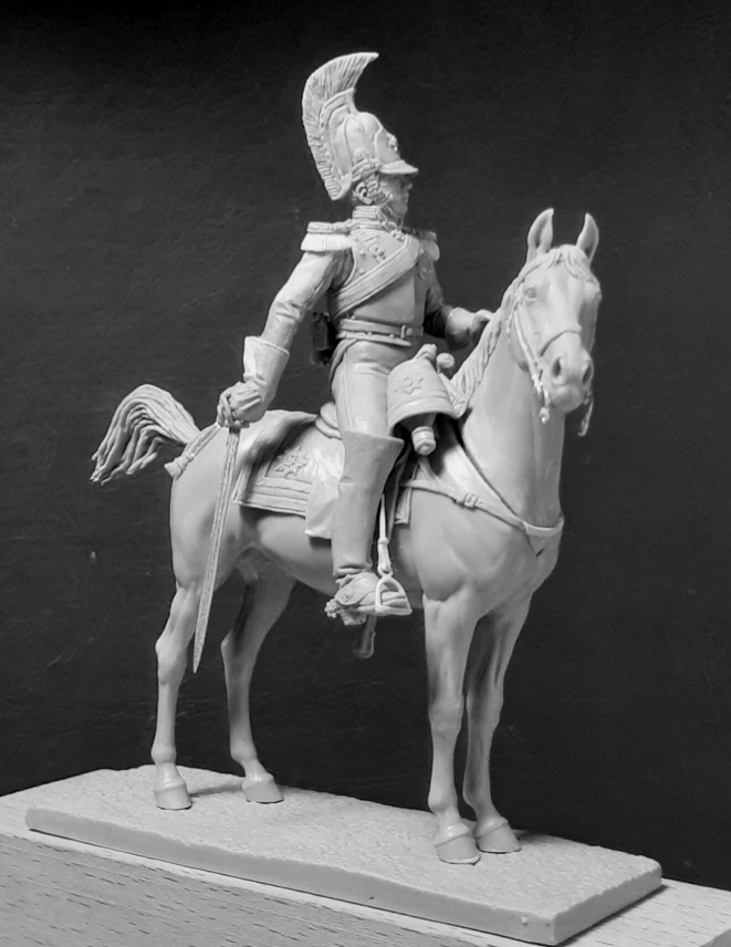 CHM-54229. Штаб-офицер Лейб-Гвардии Конного полка, Россия 1812-14 гг. 54 мм. Материал -  смола. Chronos Miniatures