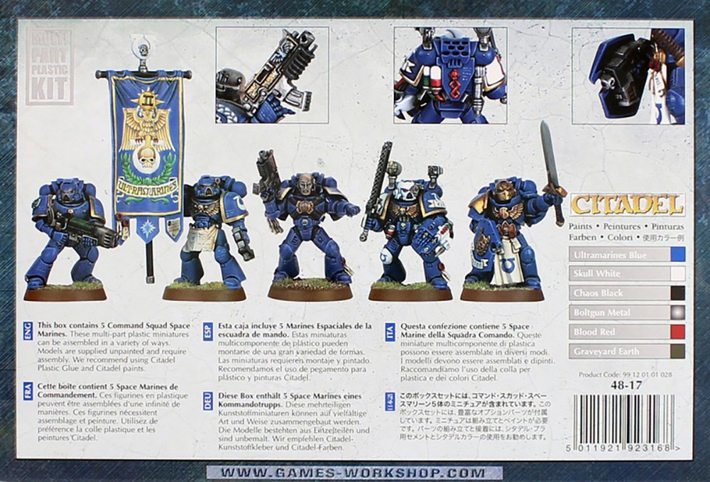 48-17GW Набор Командное Отделение Космодесанта (Space Marine Command Squad)